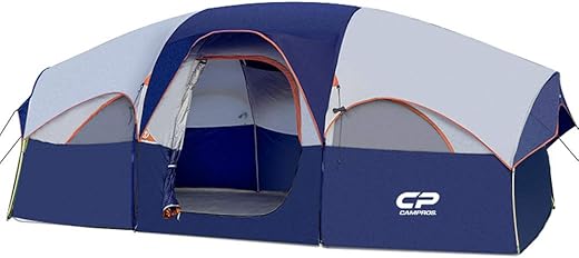 CAMPROS CP 8-Person Family Tent: Ultimate Camping Comfort