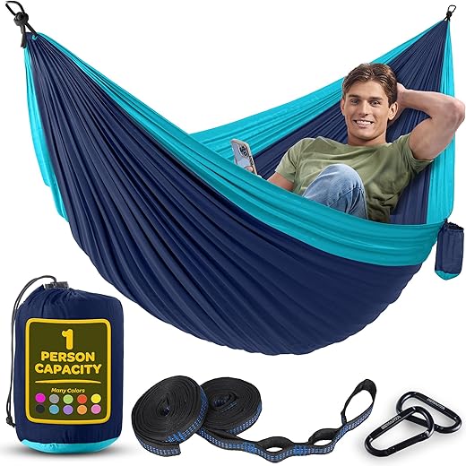 Durable Nylon Camping Hammock Chair: Perfect for Outdoor Relaxation!