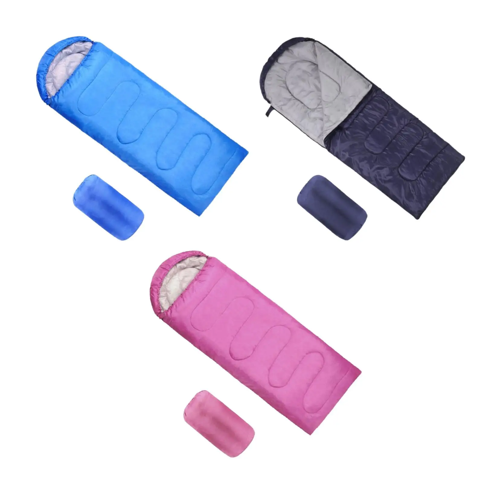 Envelope Sleeping Bag Portable Lightweight Thermal Insulated Single Sleeping Bag for Summer Climbing Outdoor Hiking Emergency