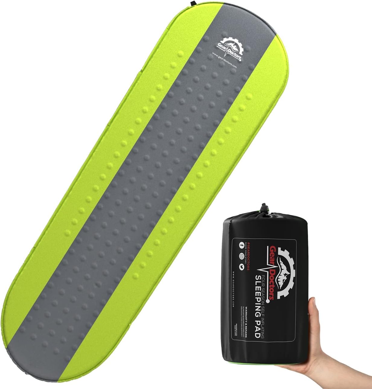 Gear Doctors Self-Inflating Camping Pad: Comfort on-the-go!