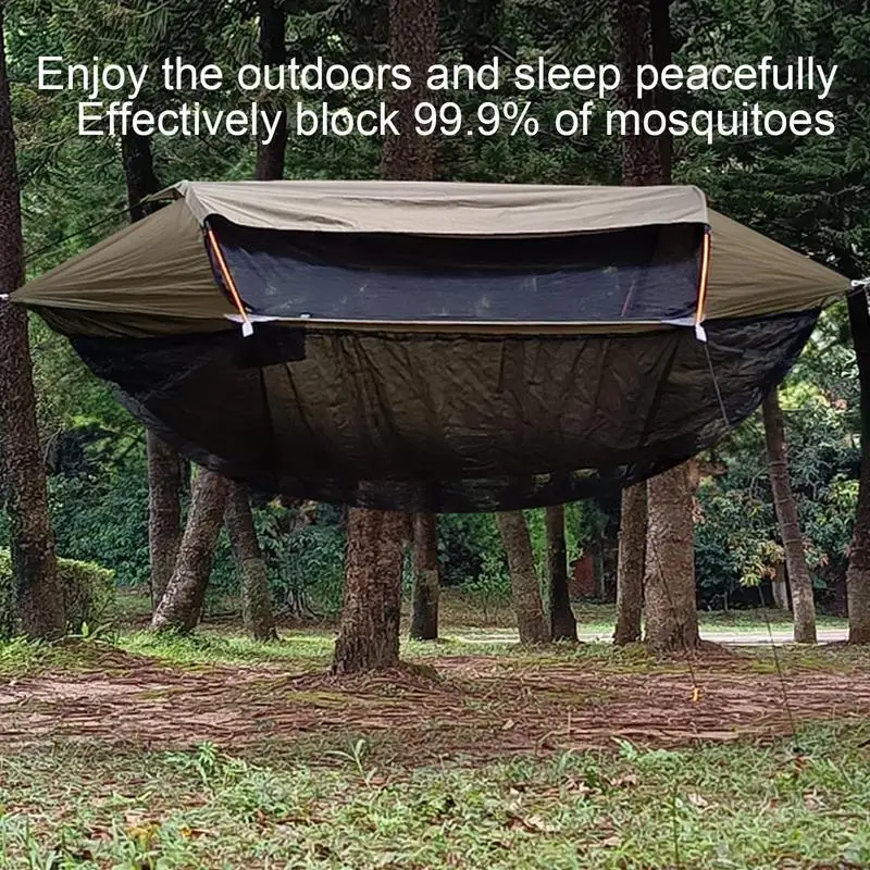 Multipurpose Hammock Net Portable Swing Hammock Canopy For Outdoor Camping Detachable Mosquitoes Protective Net Travel Accessory