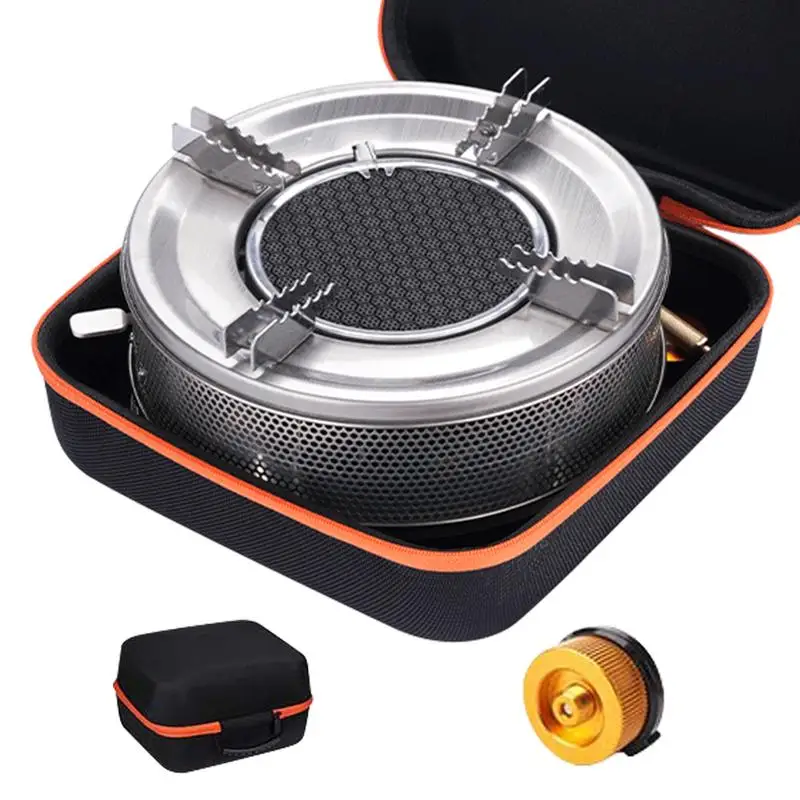 Outdoor Camping Stove 4000w Portable Camping Stove For Outdoor Wind-Resistance Stove For Hiking Fishing Hunting Compact