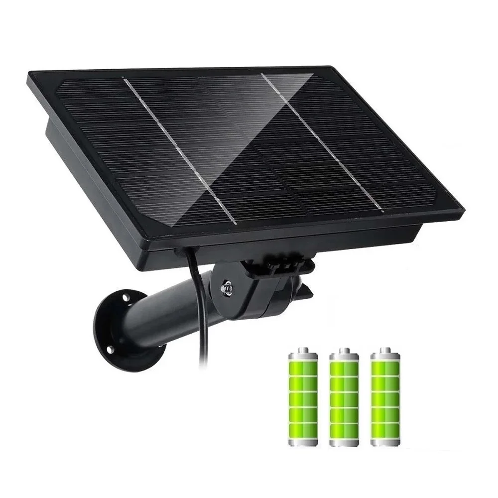 Outdoor Portable Camping Power Solar Panel Built-in 9000mAh Battery 4W 5V USB Solar Panel Charger For Cell Phone/Hunting Camera