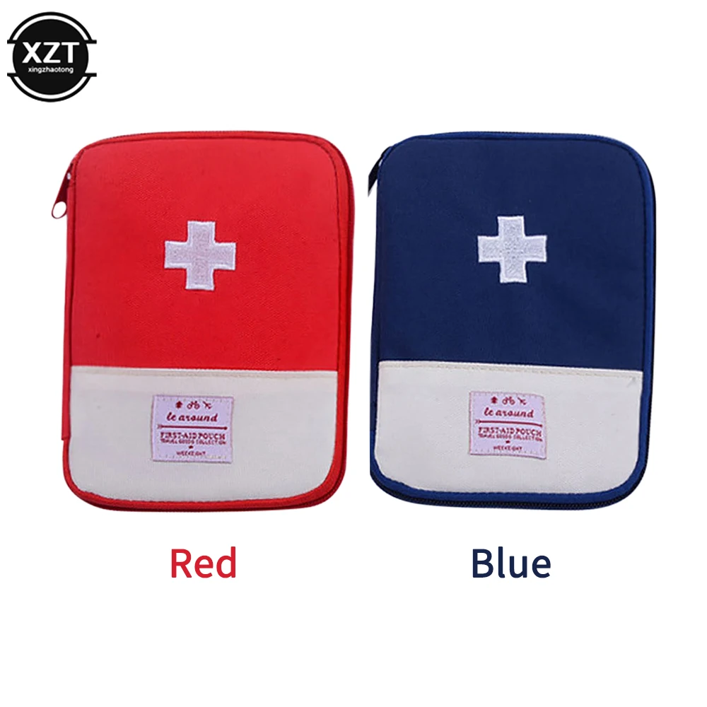 Portable First Aid Medical Kit Travel Outdoor Camping Useful Mini Medicine Storage Bag Camping Emergency Survival Bag Pill Case