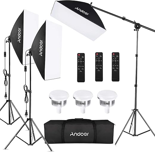 Andoer Softbox Photography Lighting Kit