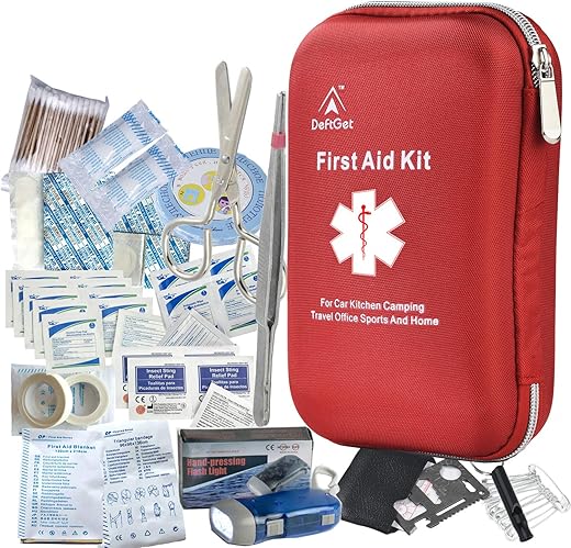 Deftget 163-Piece Waterproof First Aid Kit