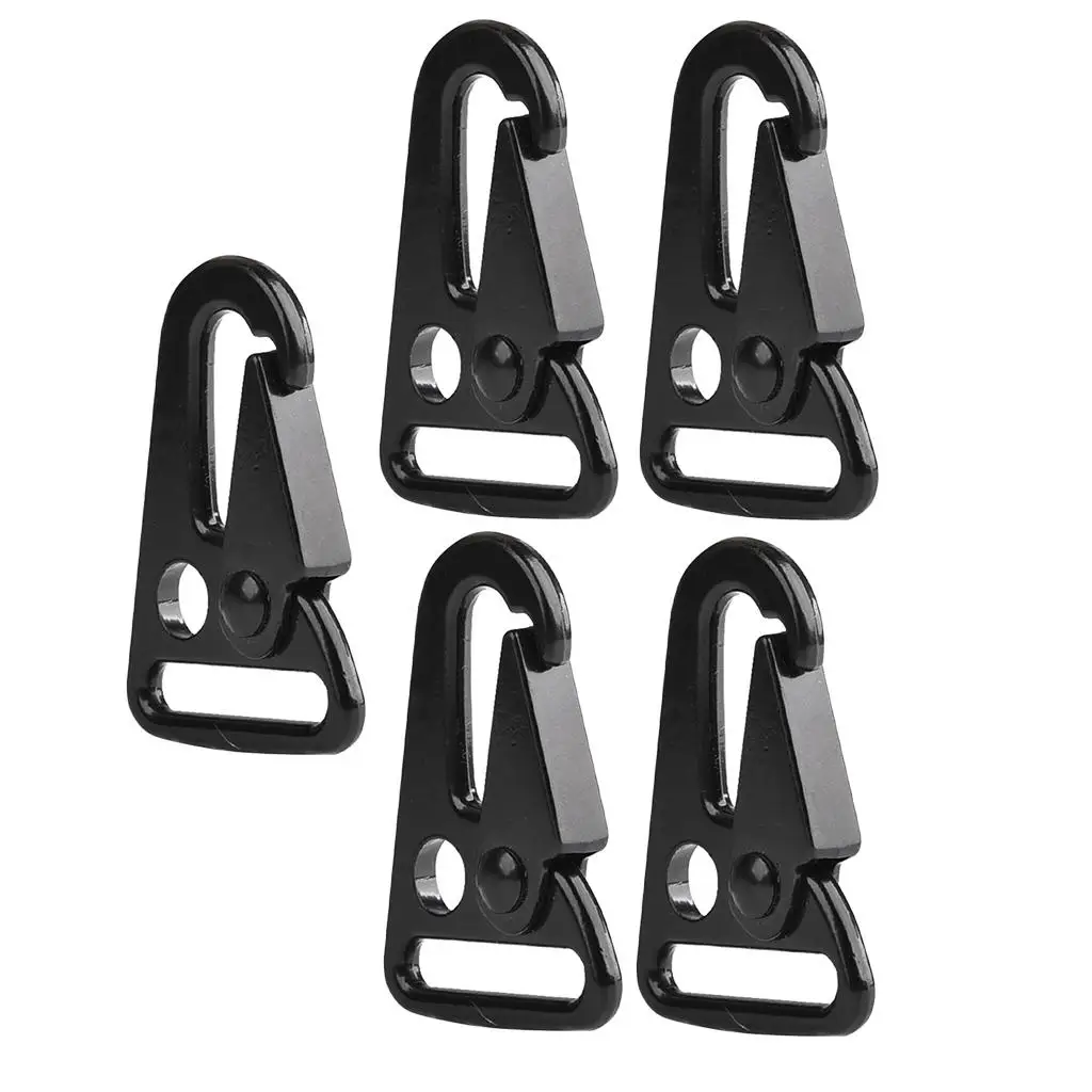 Durable Backpack Attachment Clips - Set of 5 Heavy Duty Hooks for Outdoor Gear