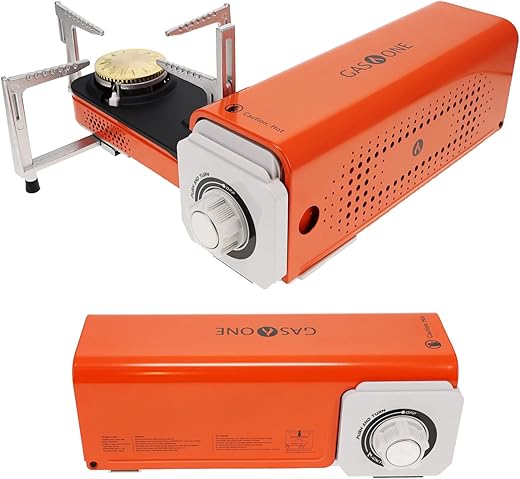 GasOne GS-8300 - Camp Stove Compact Butane Stove with Carrying Case - Foldable Portable Stove