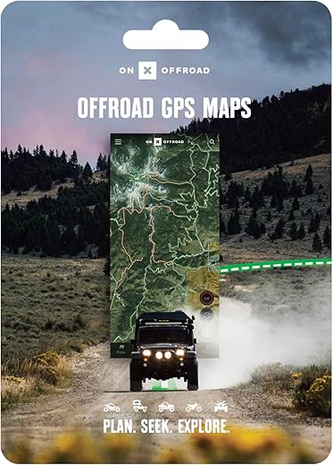 onX Offroad App: Digital Map Membership for All 50 States for Phone, Tablet and Computer with Open and Closed Off-Road Trails, Google Imagery, 375K+ Miles of Roads and Trails and Offline Maps