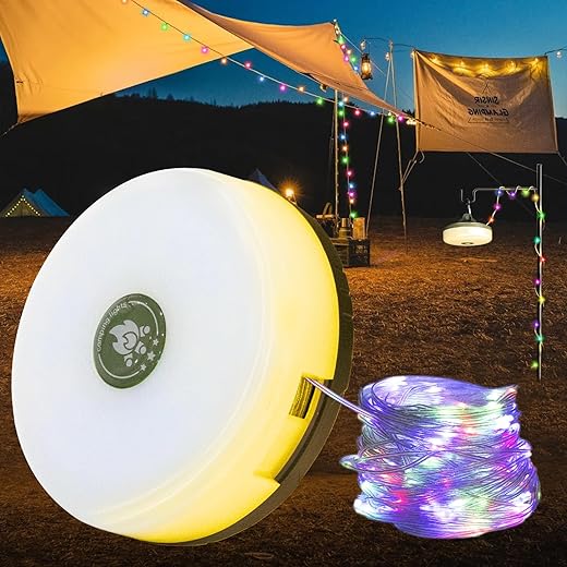 Rechargeable Waterproof Camping String Lights