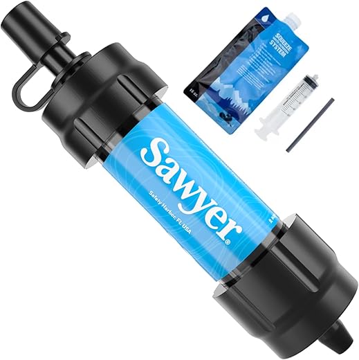 Sawyer Products SP128 Mini Water Filtration System, Single, Blue