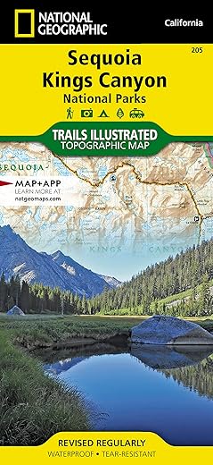 Sequoia and Kings Canyon National Parks Map (National Geographic Trails Illustrated Map, 205)