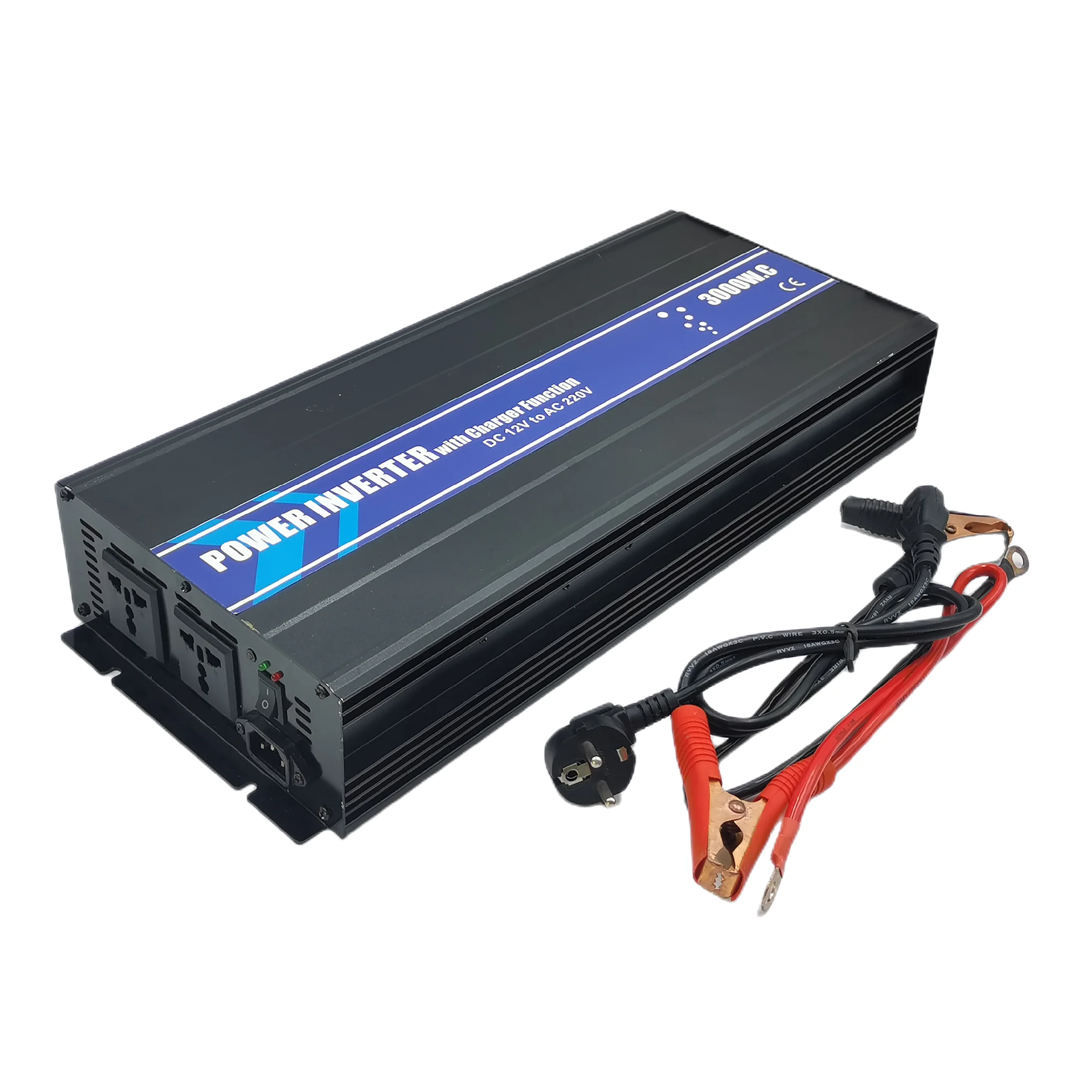 3000w home solar inverter DC TO AC 12V 24V 48V to Ac 110v 220v with 20A Charger function inverter