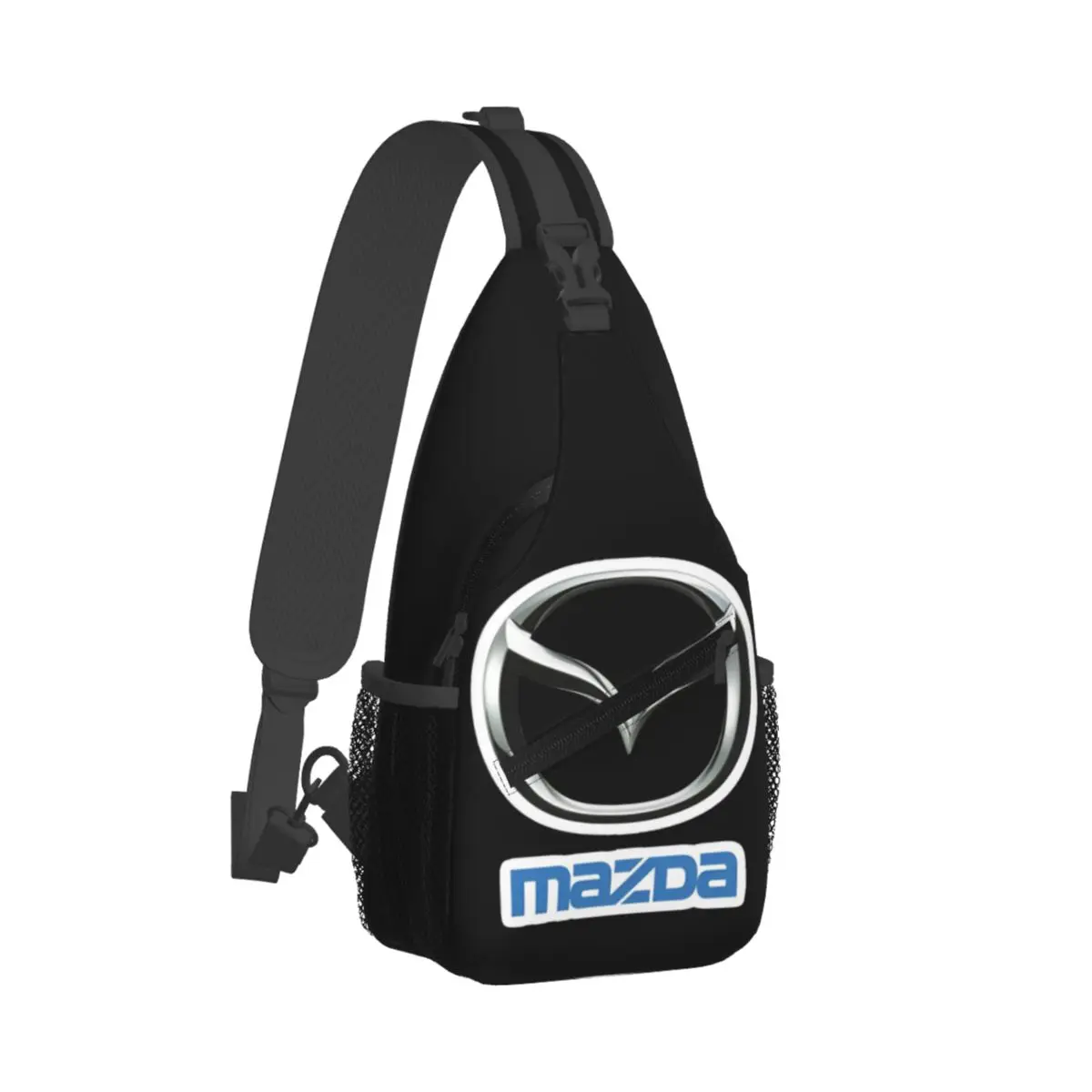 Fashion Mazdaed Car Logo Small Sling Bags Chest Crossbody Shoulder Backpack Travel Hiking Daypacks Men Women Pack